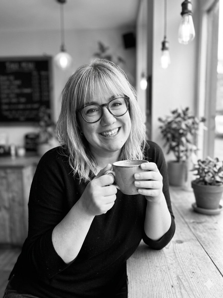 Aylin Abdullah in conversation over coffee